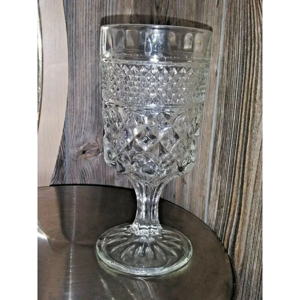 Anchor Hocking Wexford Diamond Glass 6 1/2